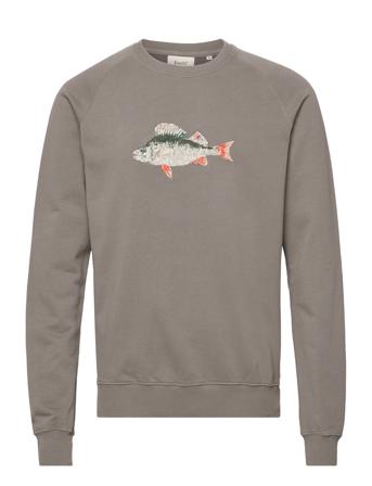 Bait Sweatshirt - Fog Sweatshirt Trøje Grå Forét