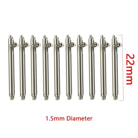 10 Stk/Lot Ur Pin Single Switch fjederstænger 22MM1.5MM