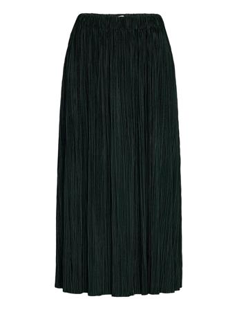 Uma Skirt 10167 Knælang Nederdel Grøn Samsøe Samsøe