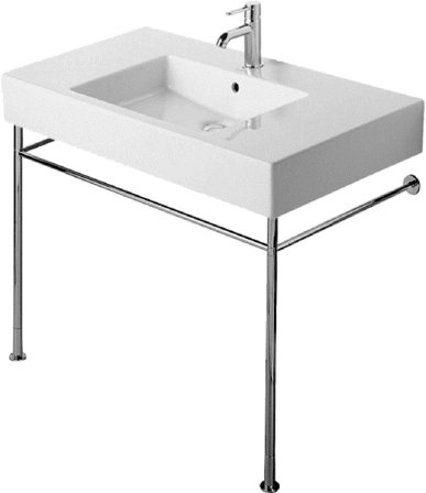 Duravit Vero 0030731000 Benställning krom 1200 mm, Badrum