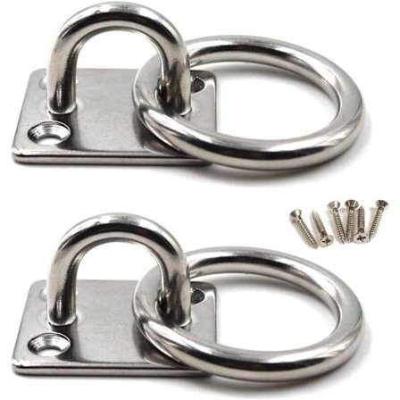 M6 Lofthængt Krog 304 Rustfrit Stål Vægmonteret Krog til Yog