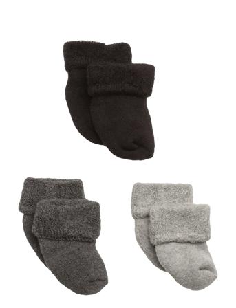 Terry Babysock - Gift Box 3-Pa Patterned Melton