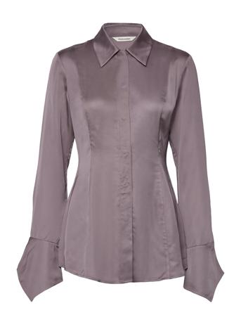 Youbin Flow Shirt Langermet Skjorte Lilla HOLZWEILER*Betinget Tilbud