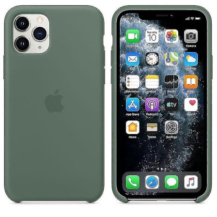 Apple Silicone Microfiber Cover Case Till Iphone 11 Pro - Furugrön