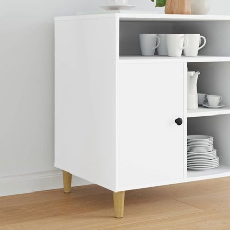 Bordfot Vidaxl Möbelfötter 2 st Brun Ø 44 x 100 mm