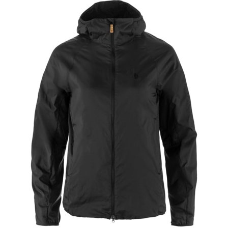 Fjällräven Women's Keb Thermal Wind Jacket in Black | Size: XS, Recycled Polyamide