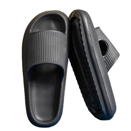 Sommer Slides Sandaler Platform Strand Sandaler Unisex Slippers Hurtig Tørring.36-37.Sort