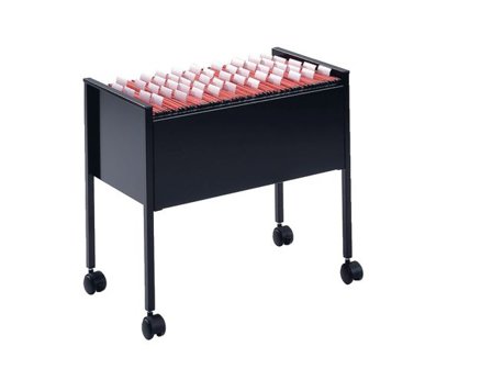 DURABLE ECONOMY hängmappsvagn, A4, filkapacitet 80, stål, 66x37x59cm svart - Lyreco - Kontorsmaterial - Mappar och plastfickor - Hängmappsförvaring