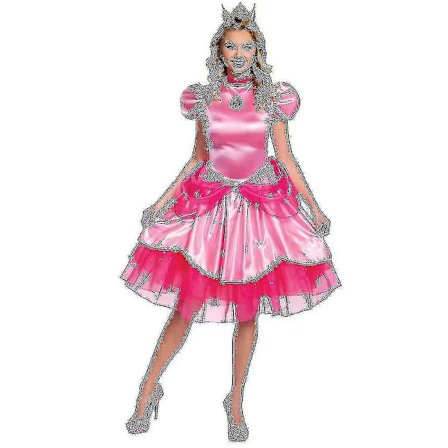 Prinsesse Peach Deluxe Kostyme for Kvinner () Beste Gave