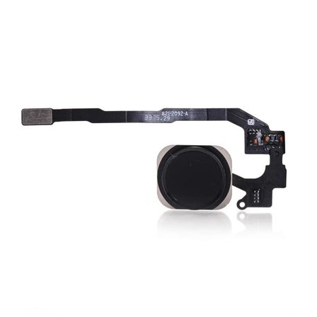 iPhone 5S/SE Hemknapp - Svart