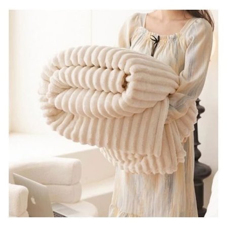 Pläd Snyggt Soffa Fleece MTOWSUC D 150 x 200cm Pläd för Soffa Tjock Fleece Mjuk och Varm