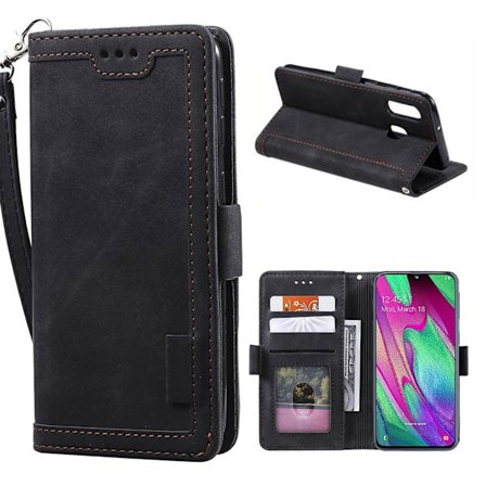 Surburbian Samsung Galaxy A40 veske - Svart