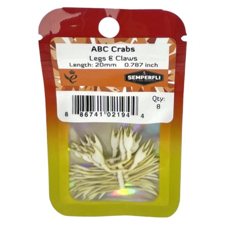 Semperfli ABC Crab Legs & Claws Skeletons - 20mm