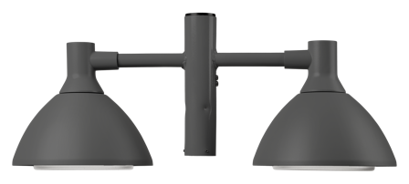 Westal Ark Mini Dubbel stolpearmatur 20 W, 1250 lm antracit, Belysning