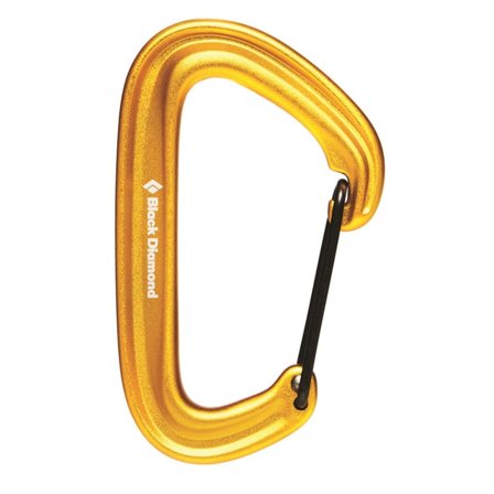 Black Diamond LiteWire Carabiner Mountaineering equipment Yellow OneSize