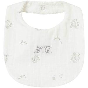 Tartine et Chocolat White Printed Bib One Size - Baby feeding - One size - White - Mädchen