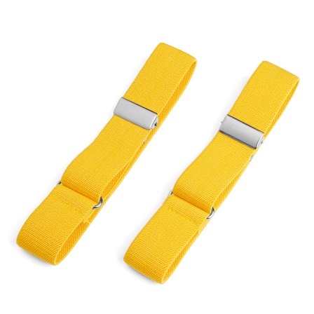 Reggimaniche sottili giallo oro per uomini - Reggimaniche per camicie