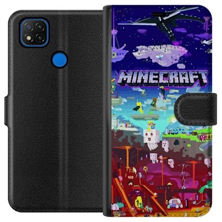 Yhteensopiva Lompakkokotelo Xiaomi Xiaomi Redmi 9C Minecraft