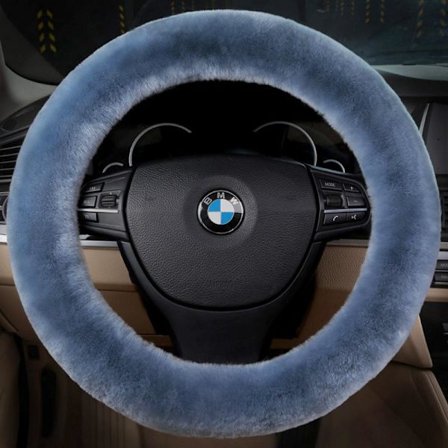 Australsk fåreskind uld ratmuffe til kvinder og mænd -