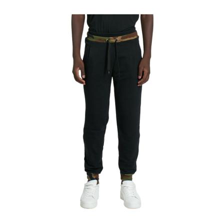 Moschino, Sweatpants Zwart, Heren, Maat:M,elastisch,Camouflage