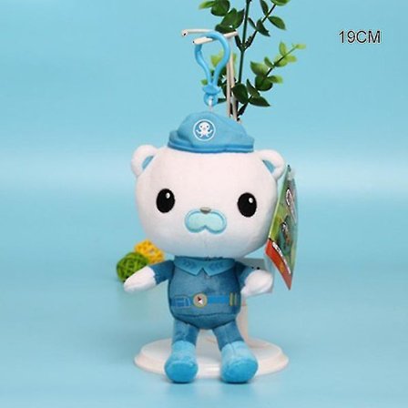 Octonauts plysdyr, udstoppet tegneseriefigur, sød beroligende kludedukke, sengekant (19CM Barnacles)