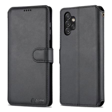 Glatt AZNS Wallet-deksel - Samsung Galaxy A13 4G Svart