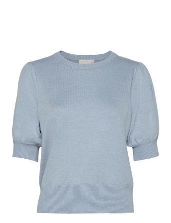 Liva Knit Tee Blue Minus
