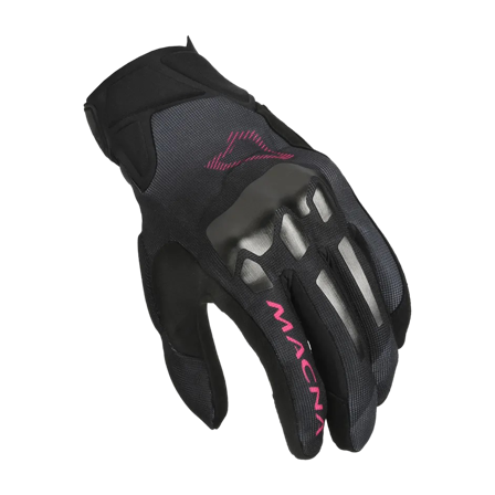 Guantes de Moto Mujer Macna Mana Negro/Rosa L