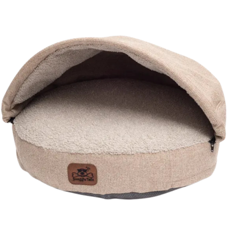 Swaggin Tails Hundbädd Grottis L Beige / Grå
