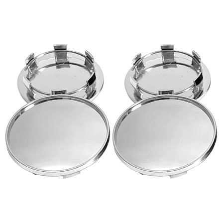 4 st Blank Utan Logotyp 69MM Hjulkapsel För Audi Fälgar Nav Centre Kapslar Navkapsel Skydd Passar 65mm Bilhjul Dekal