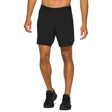 Asics Men's Road 2-in-1 7in Shorts Men workout shorts Black L