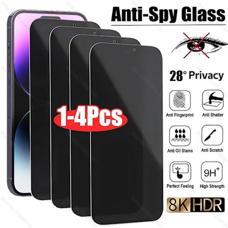 1-4 kpl Näytönsuojat iPhone 15 14 11 13 12 Pro Max Mini -puhelimeen, karkaistu lasikalvo Xr Xs 7 8 Plus Se -lasi For iPhone 15 Plus 1 Pieces