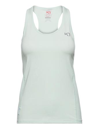 Nora Singlet Top Ærmeløs Top Blå Kari Traa