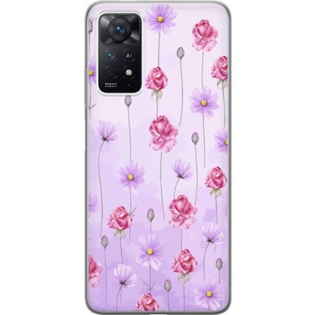 Kompatibelt Mobildeksel til Xiaomi Redmi Note 11 Pro Petal Reverie Lilac Mist