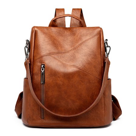 Ny PU-ryggsäck med stöldskydd