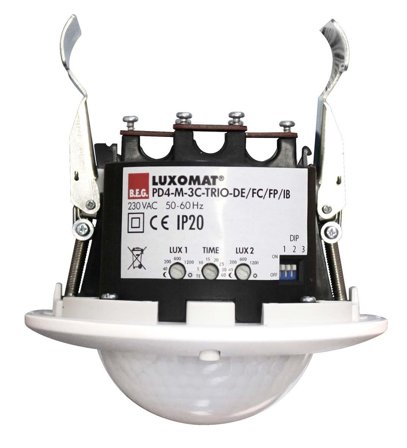 Rutab 1300187 Bevegelsessensor 360°, 10-2000 lx, IP20, Belysning