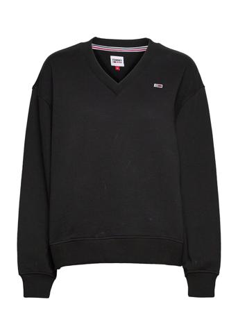 Tjw Rlxd Feminine V-Neck Black Tommy Jeans