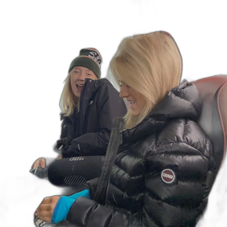 Svart pufferjacka från Colmar