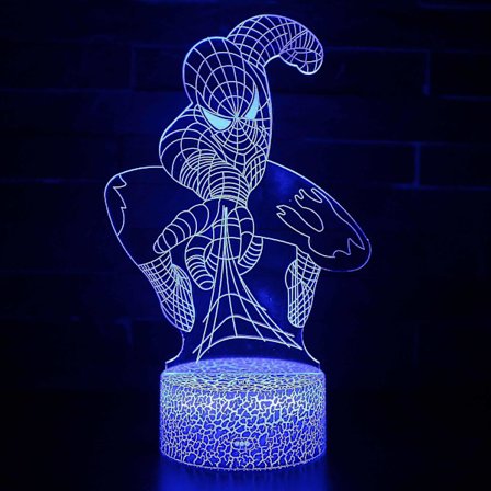 3D Illusion Lamp 7 Colors Optical Change Touch Light USB and Remote Control Art Deco Make A Romantic