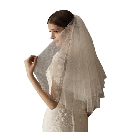 Monikerroksinen hääverho, 60×80 cm, 1 kpl