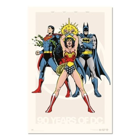 Poster - DC COMICS - 90TH ANNIVERSARY