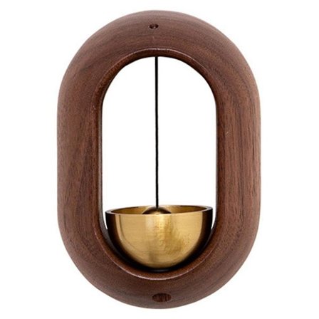 Japansk stil vindspil dørklokke suge dør-type kobber klokke vedhæng indgang påmindelse magnetisk suge klokke (a) (FMY)