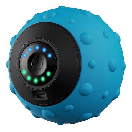 Värisevä hierontapallo silikonista, sähköinen fascia-pallo lihasten rentoutukseen, kuntoiluun, joogaan ja palautumiseen, värinämassager