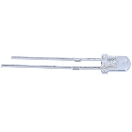 40 stk. 3mm Hvid LED Lampe Lysdiode DC 2.5V-3V