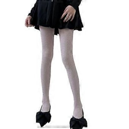 Vintage Twist Randigt Mönster Jacquard Tights för Kvinnor Japansk Student Vinter Höst Opaque Strumpbyxor Strumpor Damunderkläder Rosa