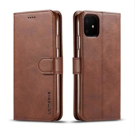 Lc.imeeke Plånboksfodral För Iphone 11 - Brun Brun