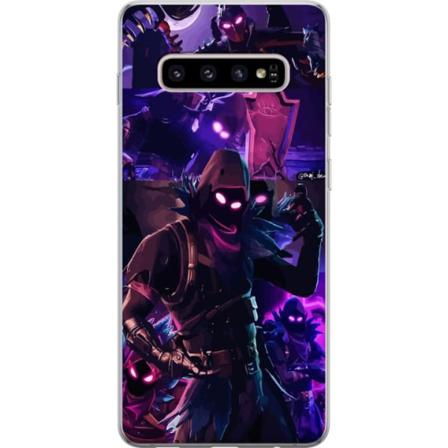 Samsung Galaxy S10+ Gjennomsiktig deksel Fortnite - Raven