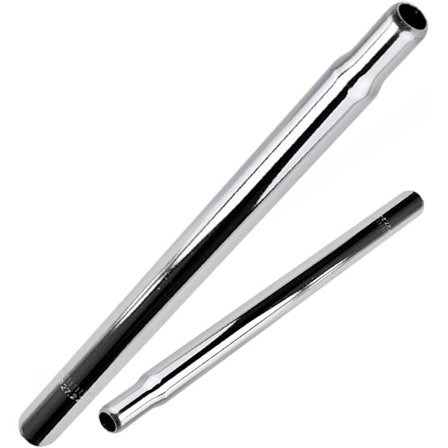 ZOOM Teräksinen Satulatolppa 27.2x300 mm - Hopeanvärinen Polkupyörän Istuinputki