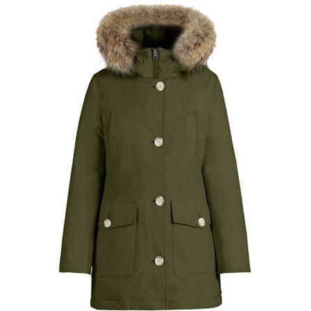 Woolrich, Zielony Arctic Parka High Collar Zielony, Mężczyzna, Rozmiar: M