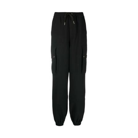 Just Cavalli, Wide Trousers Zwart, Dames, Maat:S